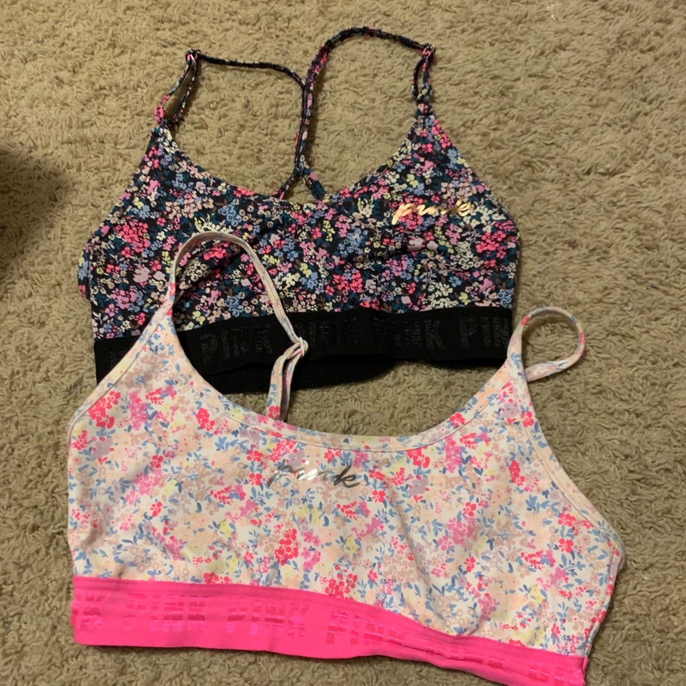 PINK sports bras